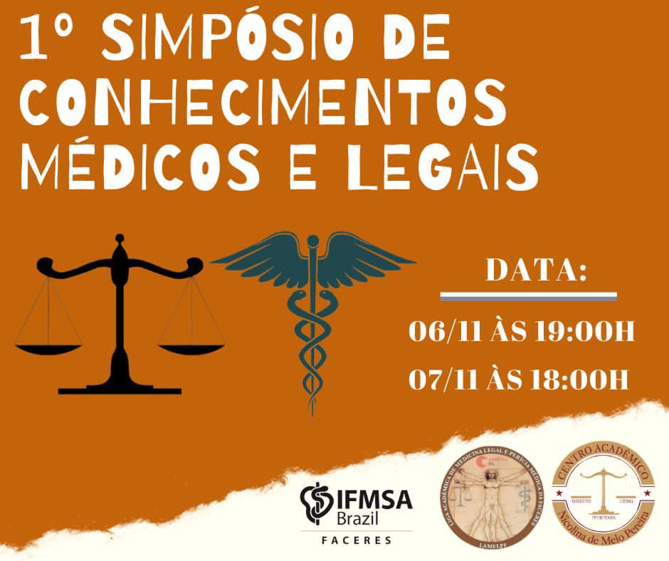 1º Simpósio de Conhecimentos Médicos e Legais reúne especialistas em debates da Medicina Legal e Perícia Médica