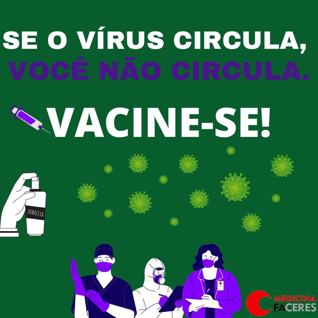 campanha incentiva e ressalta a importância da vacinação contra a covid