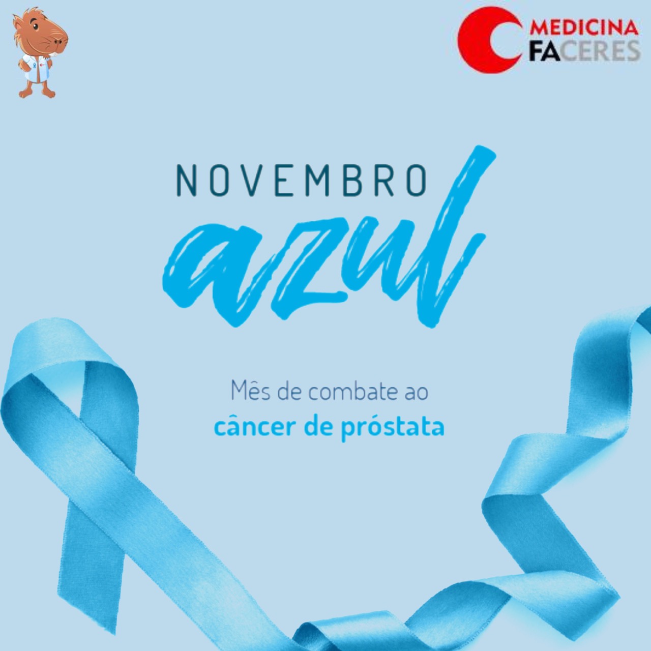 Campanha Novembro Azul enaltece a importância da prevenir o câncer de próstata