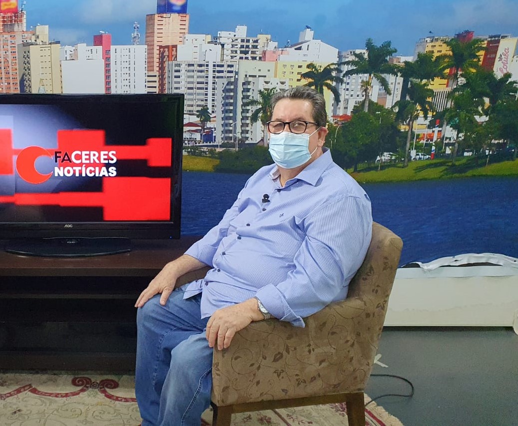 TV FACERES recebe para entrevista Nicanor Batista Júnior, superintendente do SeMAE (Serviço Municipal Autônomo de Água e Esgoto) de São José do Rio Preto