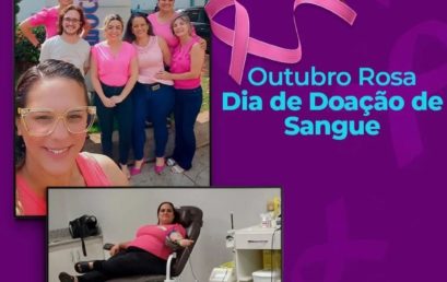 Funcionários da HUB assessoria financeira participam de campanha de conscientização sobre o câncer de mama e doação de sangue
