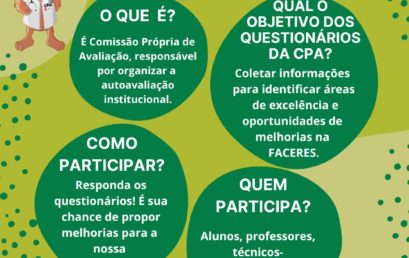 CPA da FACERES promove Avaliação Institucional durante o mês de maio