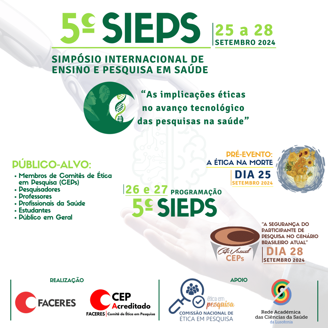 5º Simpósio Internacional da FACERES debate implicações éticas no avanço tecnológico das pesquisas em saúde