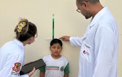 Alunos da Faculdade de Medicina FACERES realizam avaliação antropométrica em escolas de Bady Bassitt para prevenção da obesidade infantil Alunos da Faculdade de Medicina FACERES realizam avaliação antropométrica em escolas de Bady Bassitt para prevenção da obesidade infantil